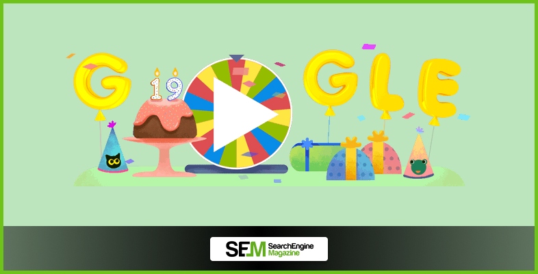 Google Birthday Surprise Spinner On The Search Engine's 19th Birthday.  Here's How To Play