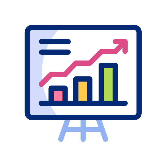 Tablet showing analytics
