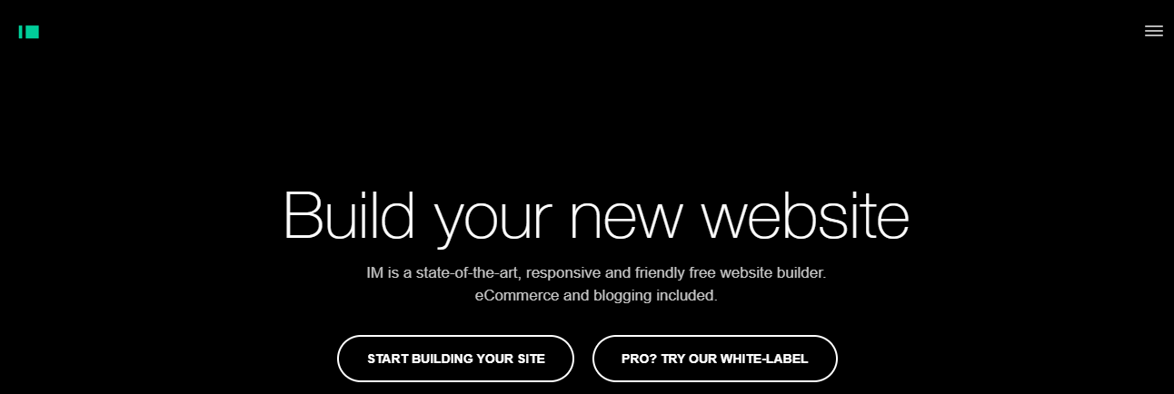 IM Creator website builder