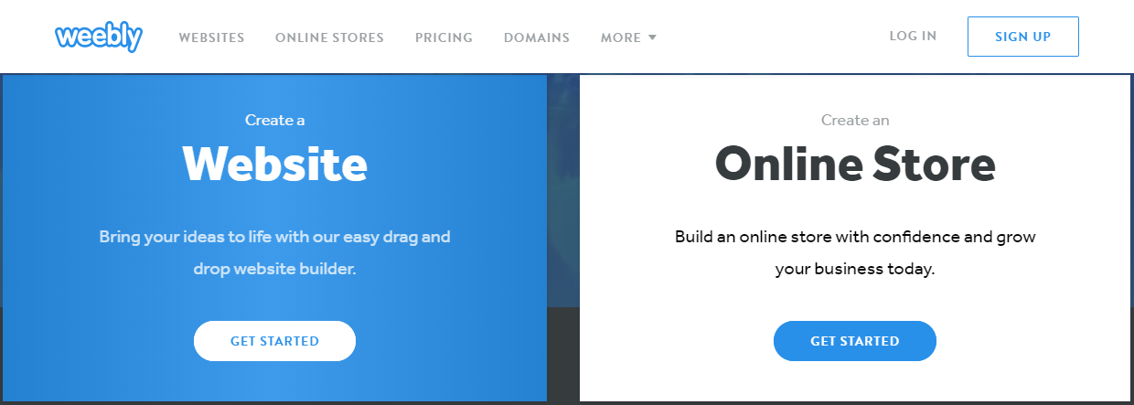 Weebly website builder