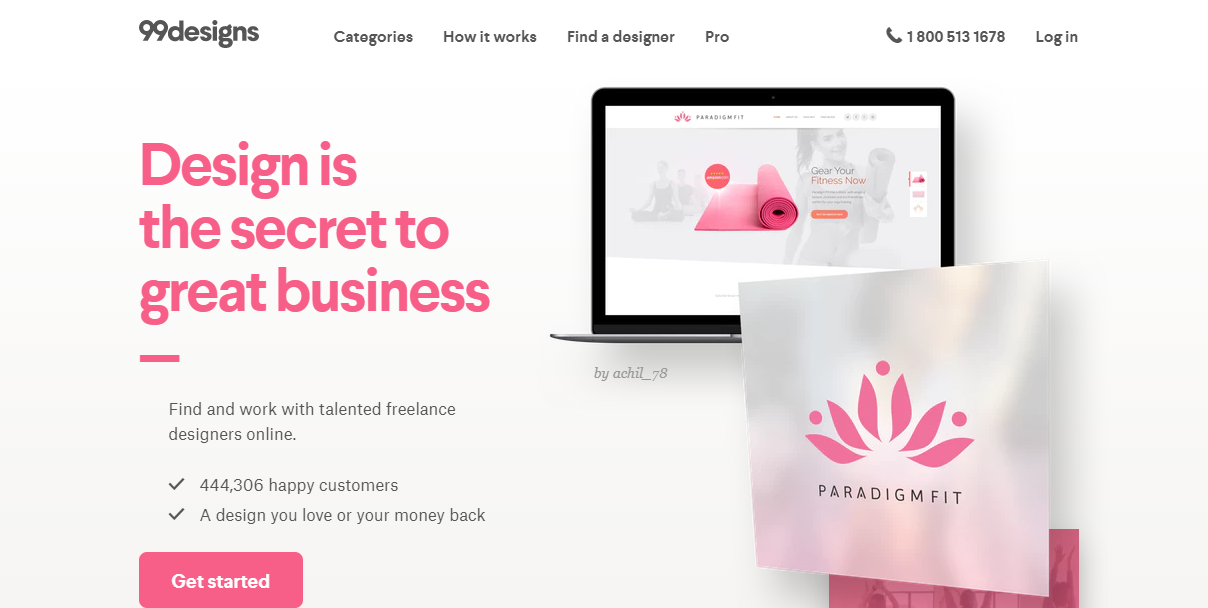 99designs - Best Freelancing Websites