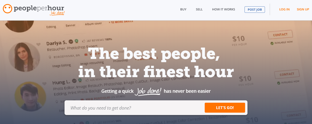 Peopleperhour - Best Freelancing Websites