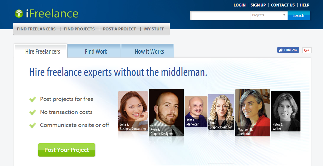 iFreelance - Best Freelancing Websites