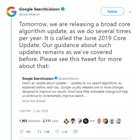 Google Core Update 
