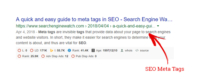 SEO Meta Tags