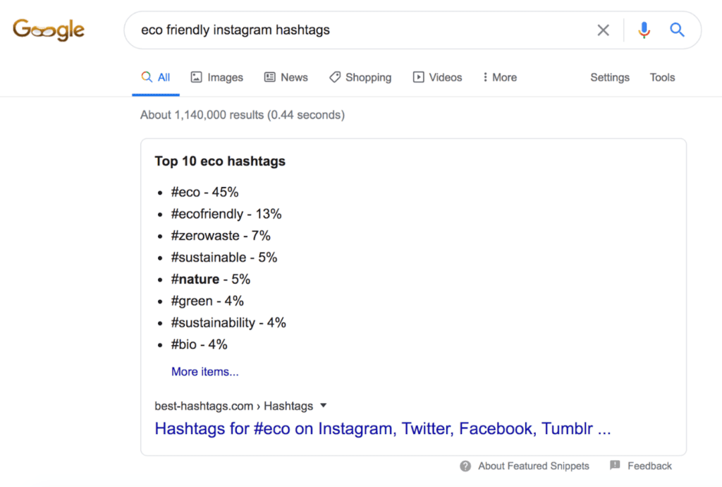 Hashtags