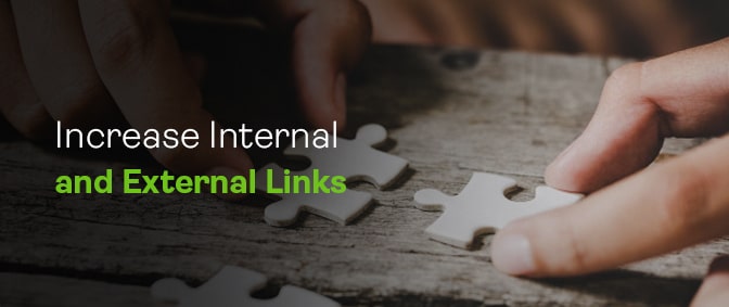 internal and external links