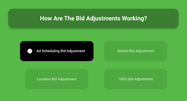 How Are The Bid Adjustments Working