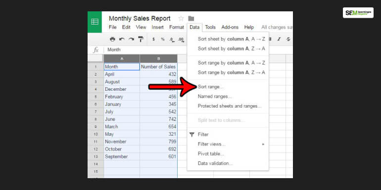 How To Alphabetize in Google Sheets 