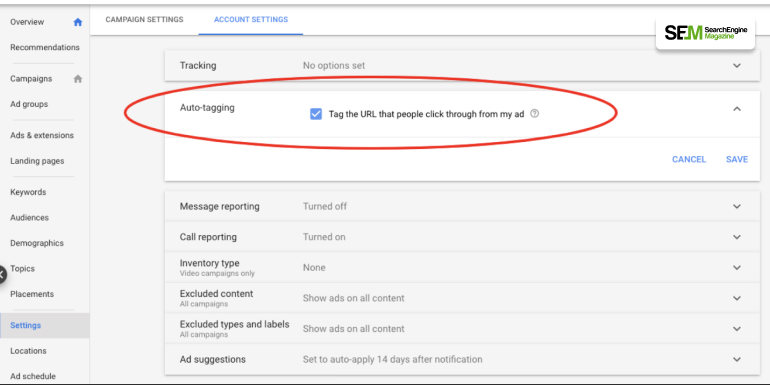 What is not considered a source in Google analytics by default