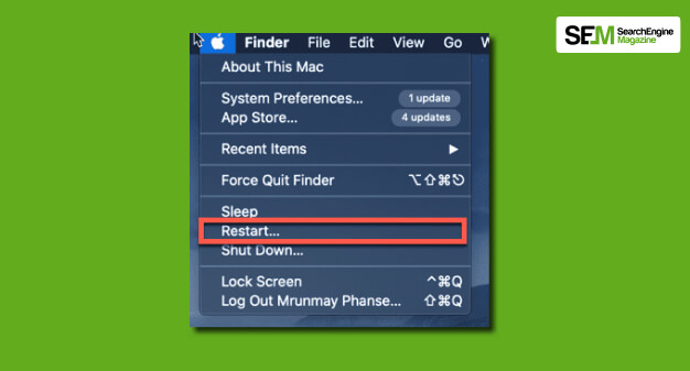 Restart Your Macbook