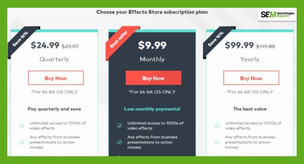 Filmora 9 Pricing