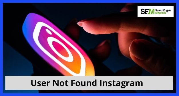 user not found Instagram