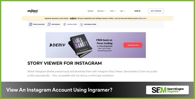 How To View An Instagram Account Using Ingramer
