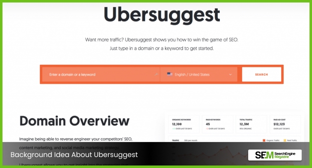 Background Idea About Ubersuggest
