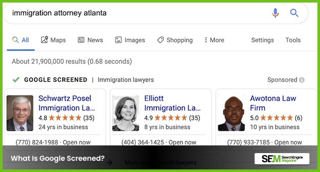 What Is Google Screened