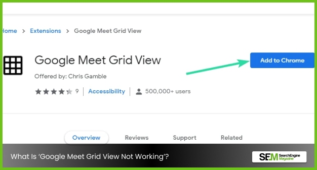 google meet grid view