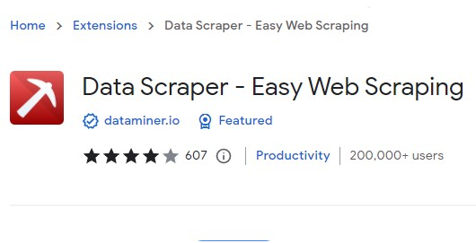 Data Scraper - Easy Web Scraping