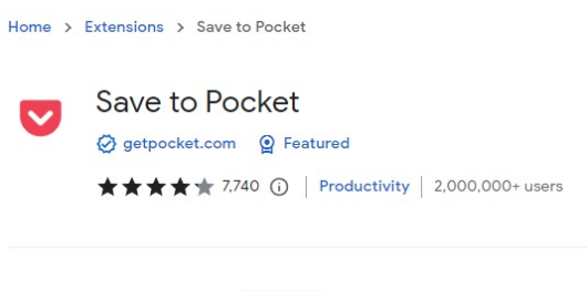 Save To Pocket