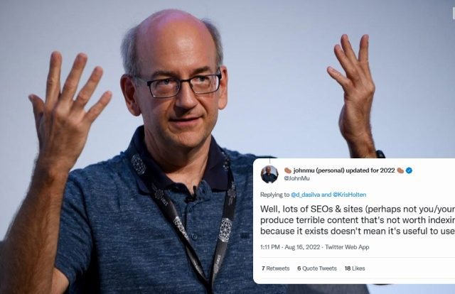 Tons Of SEOs And Sites Produce Terrible Content Not Worth Indexing