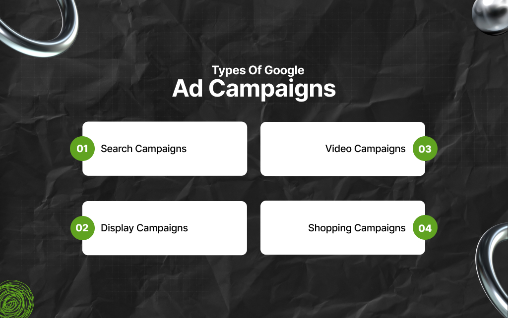 Types Of Google Ad Campaigns