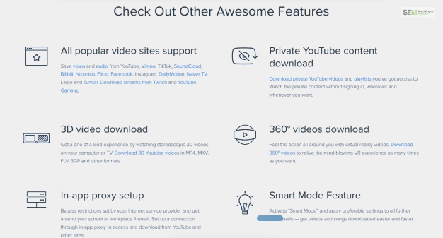 Features Of 4k Video Downloader