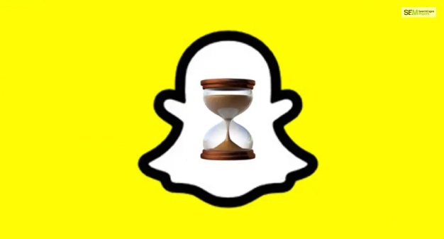 what does the hourglass mean on Snapchat
