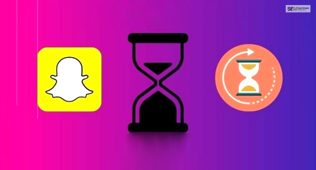 what does the hourglass mean on Snapchat
