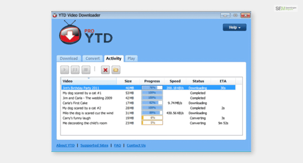 YTD video downloader