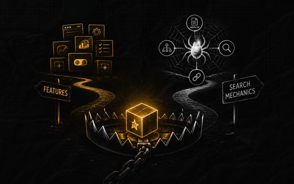 The Great Creator Trap Choosing Features Over Search Mechanics
