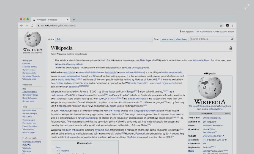 Wikipedia's trustworthiness