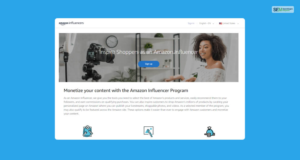 Register And Apply For Amazon Influencer Program