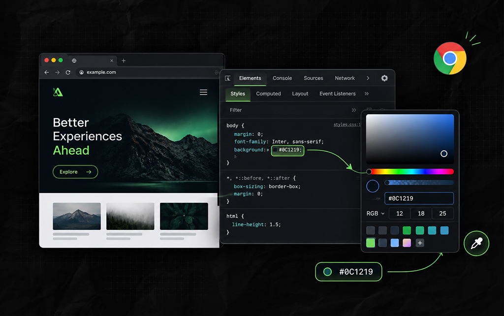 How To Use The Google Color Picker On Chrome_