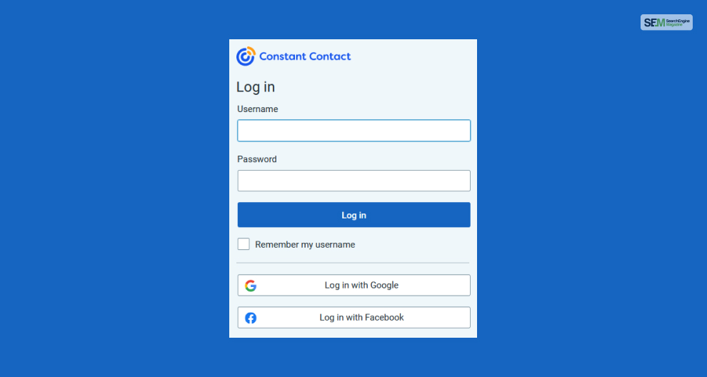How To Constant Contact Login