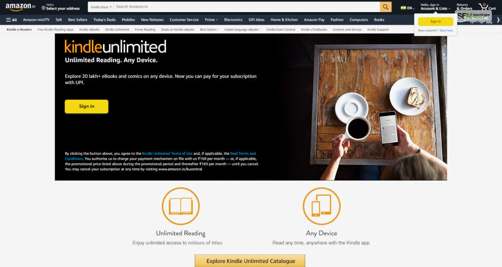 How To Sign Up For Kindle Unlimited Subscription