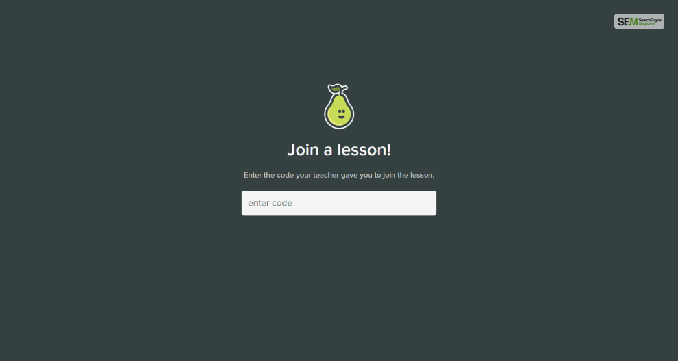 Join a Pear Deck session using Join Code