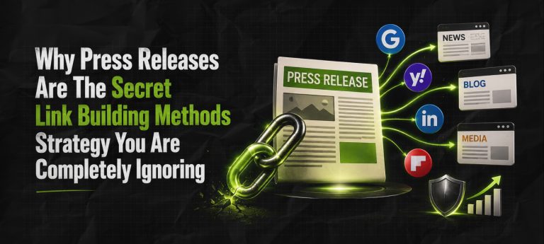 Why Press Releases Are The Secret Link Building Methods Strategy You Are Completely Ignoring 