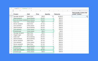 SumIf Google Sheets Function