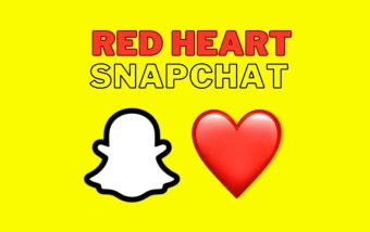 red heart Snapchat