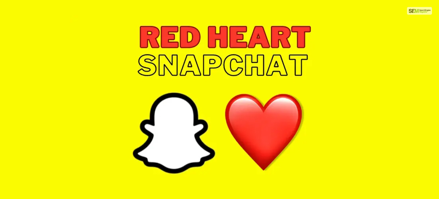 red heart Snapchat