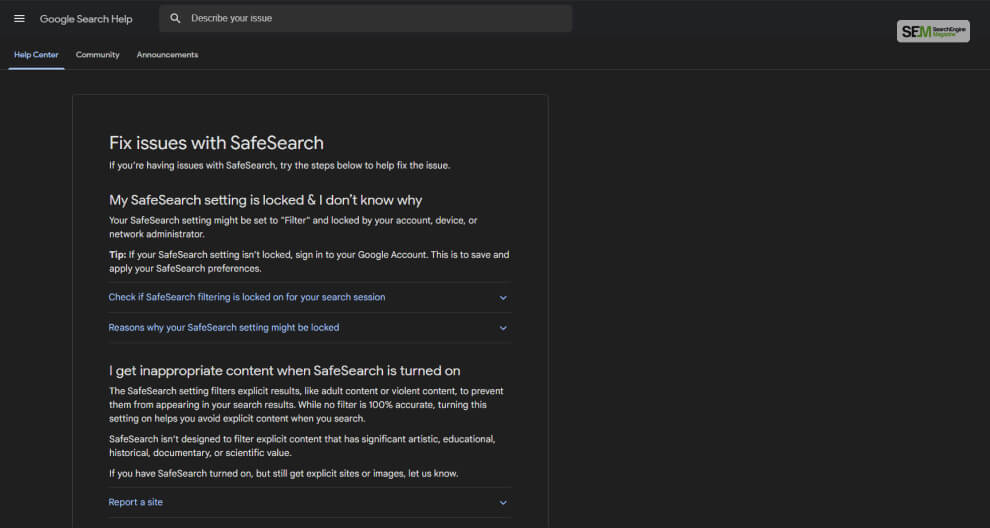 How to Fix SafeSearch Issues