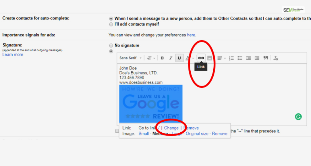 Include Your Google Review Link In Your Email Signature