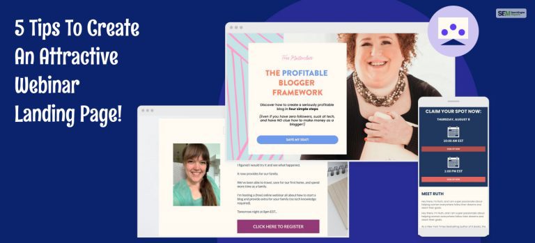 5 Tips To Create An Attractive Webinar Landing Page!