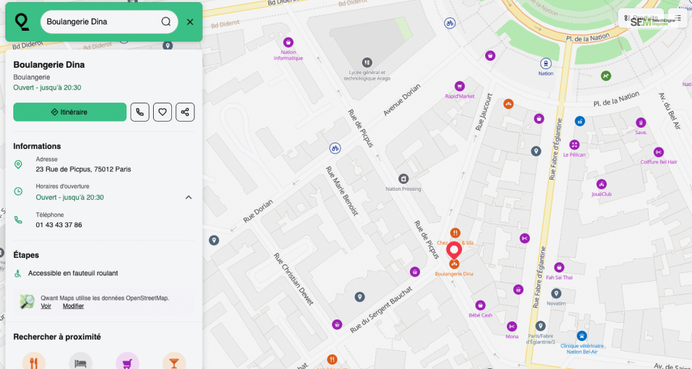 Qwant Maps