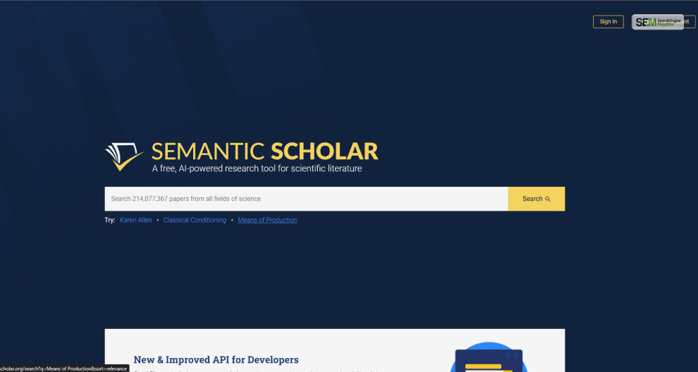 Semantic Scholar