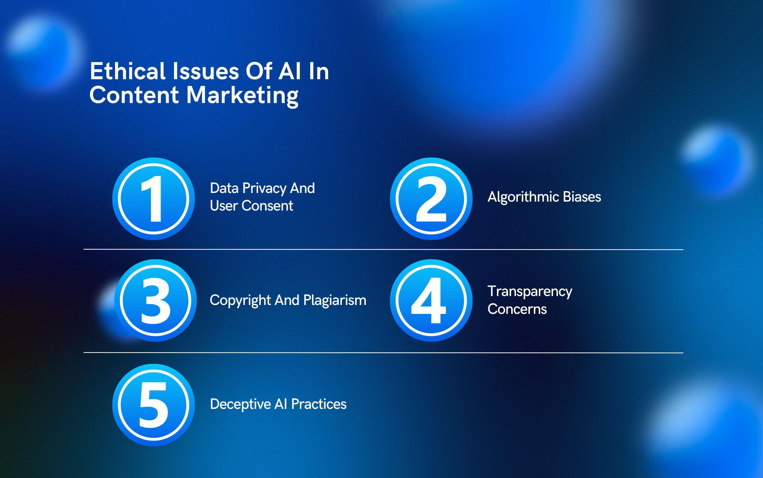 Ethical Issues Of AI In Content Marketing