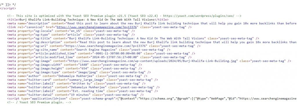 Don’t Forget Your Meta Tags