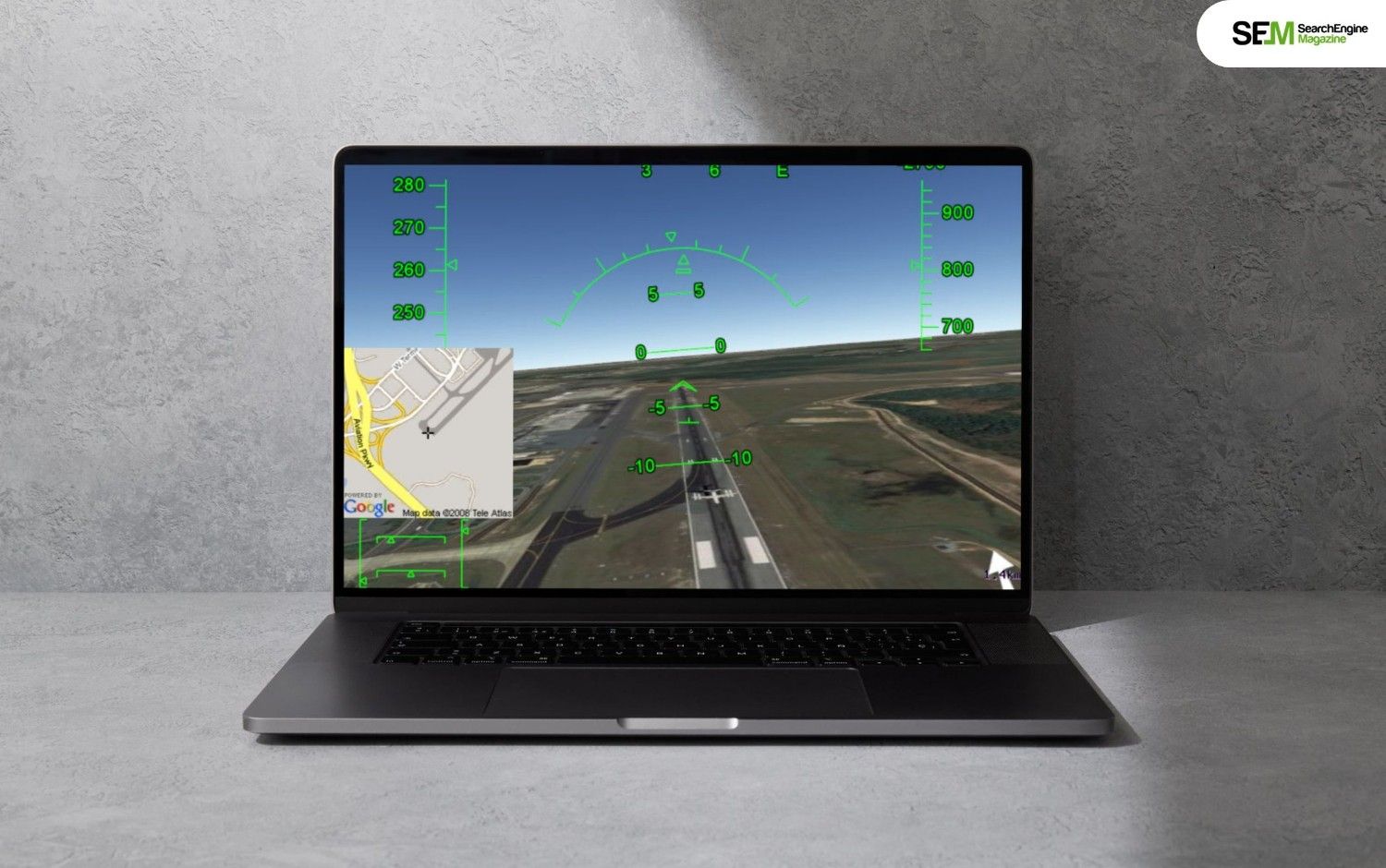 Google Earth flight simulator