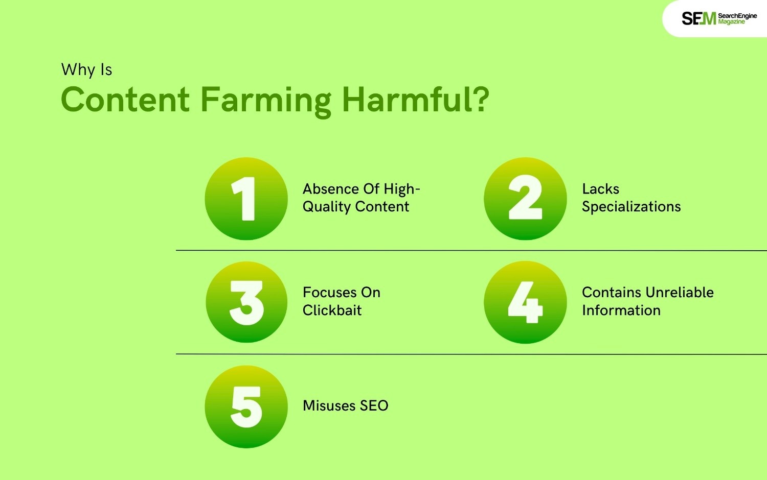 Why Is Content Farming Harmful