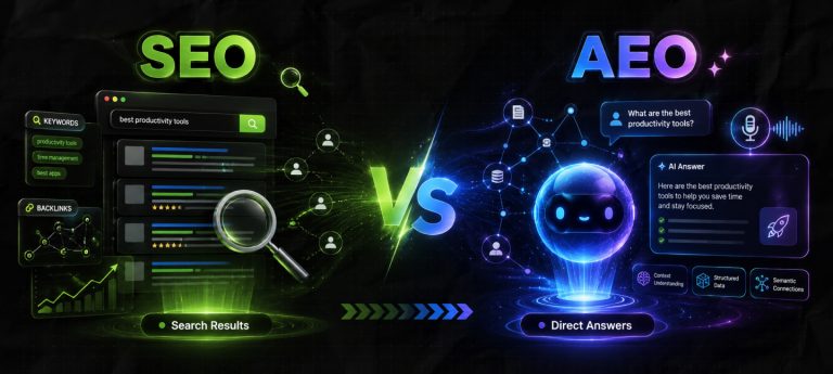 SEO VS AEO: The Shift In Search Engine Optimization 